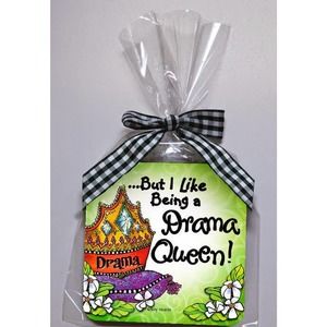 Neoprene Coaster - But I Like Being a Drama Queen by Suzy Toronto Troublemaker